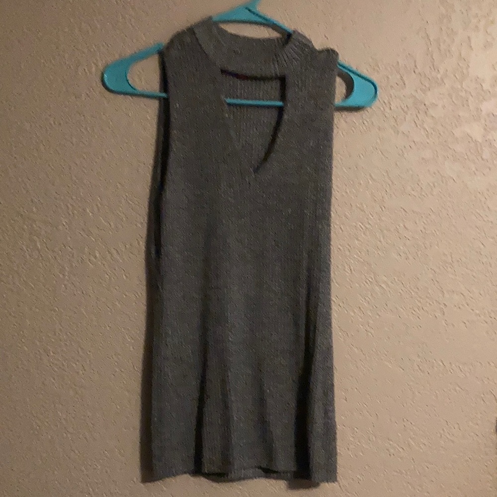 Large gray blouse